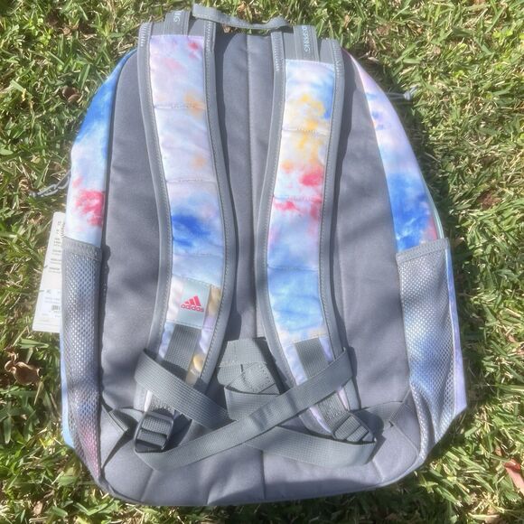 Adidas Excel 7 Tie Dye 16" Tech Laptop Backpack Athletic Colorblast 34L Gym Bag - Picture 3 of 4